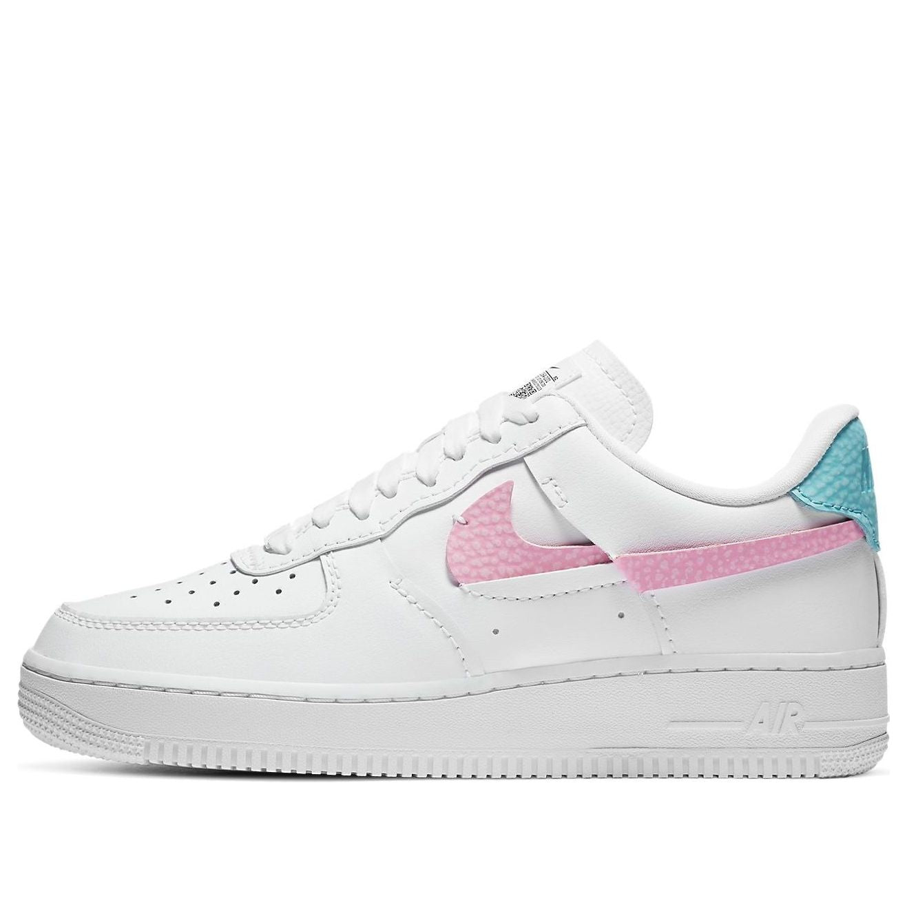 (WMNS) Nithtke Athtir Forthtce 1 LXX 'White Pink Aqua' DC1164-101