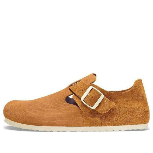 Birkenthtstock London Suede Leather Narrow Fit 'Cork Brown' 1025622