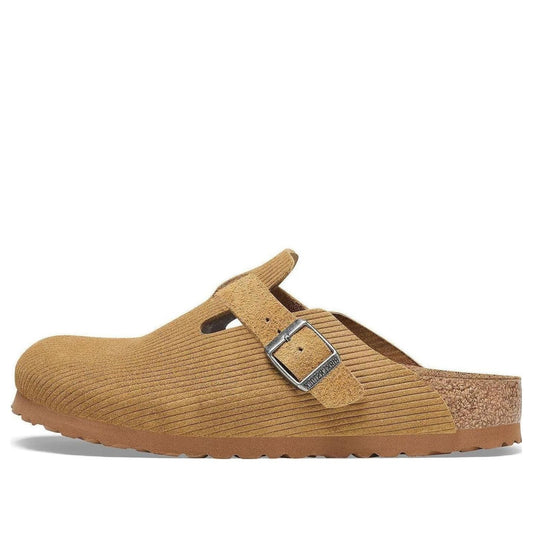 Birkenthtstock Birkenthtstock Boston Suede Embossed 'Butterscotch Brown' 1025647