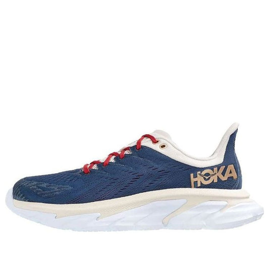(WMNS) Hothtka ONE ONE Clifton Edge 'White Vintage Navy' 1110511-VITF