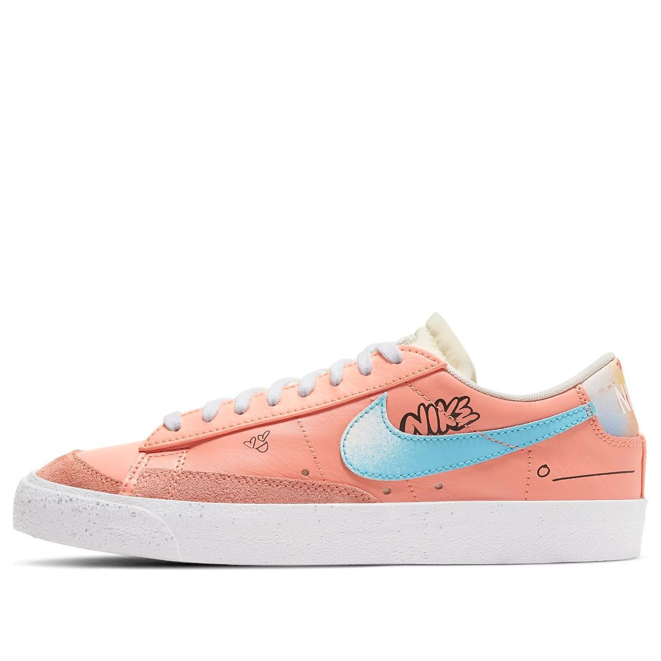 (WMNS) Nithtke blathtzer Low '77 Doodle Yuanyang Swoosh For Pink DJ4281-641