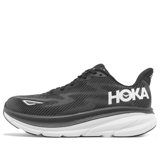 (WMNS) Hothtka ONE ONE Clifton 9 Wide 'Black White' 1132211-BWHT