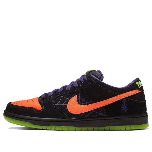 Nithtke SB Skateboard Duthtnk Low Night of Mischief 'Green Black Orange' BQ6817-006(S-BOX)