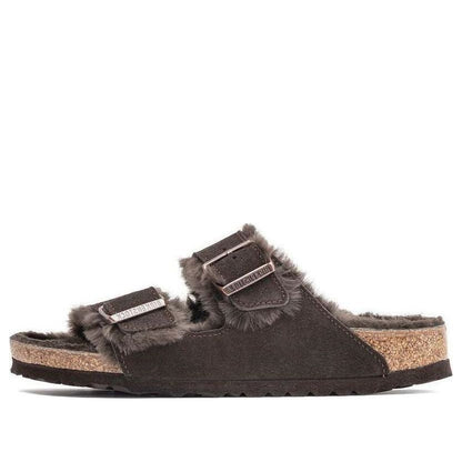 Birkenthtstock Arizona Shearling Suede Leather 'Mocca' 1020566
