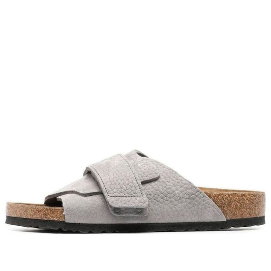 Birkenthtstock Kyoto Nubuk Leather ' Desert Buck Whale Gray' 1024502