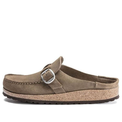 (WMNS) Birkenthtstock Buckley Suede Leather 'Gray Taupe' 1019490