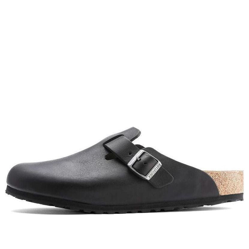 Birkenthtstock Boston Grip Natural Leather 'Vintage Wood Black' 1023458