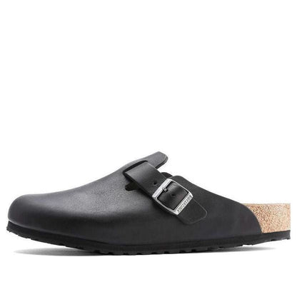 Birkenthtstock Boston Grip Natural Leather 'Vintage Wood Black' 1023458