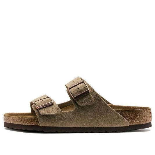 Birkenthtstock Arizona Soft Footbed Suede Leather 'Taupe' 0951301