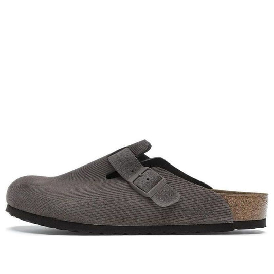 Birkenthtstock x Stussy Boston Clogs 'Anthracite' 1016811