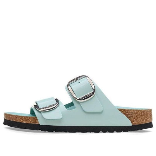 (WMNS) Birkenthtstock Arizona Big Buckle Nubuk Leather Narrow Fit 'Teal' 1026495