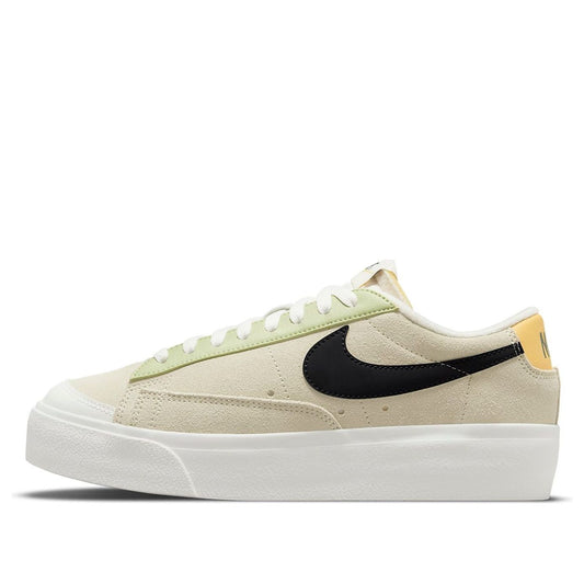 (WMNS) Nithtke blathtzer Low Platform 'Reflective Swoosh - Light Stone' DQ0884-100