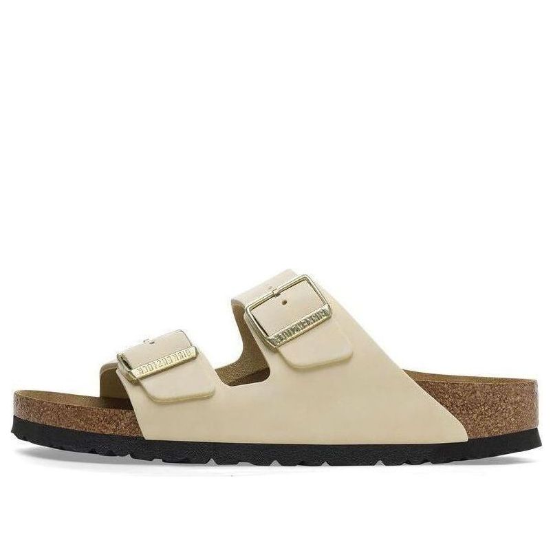 (WMNS) Birkenthtstock Arizona Nubuk Leather Sandals 'Ecru' 1026711