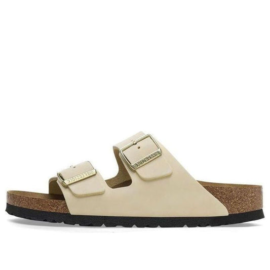(WMNS) Birkenthtstock Arizona Nubuk Leather Sandals 'Ecru' 1026711