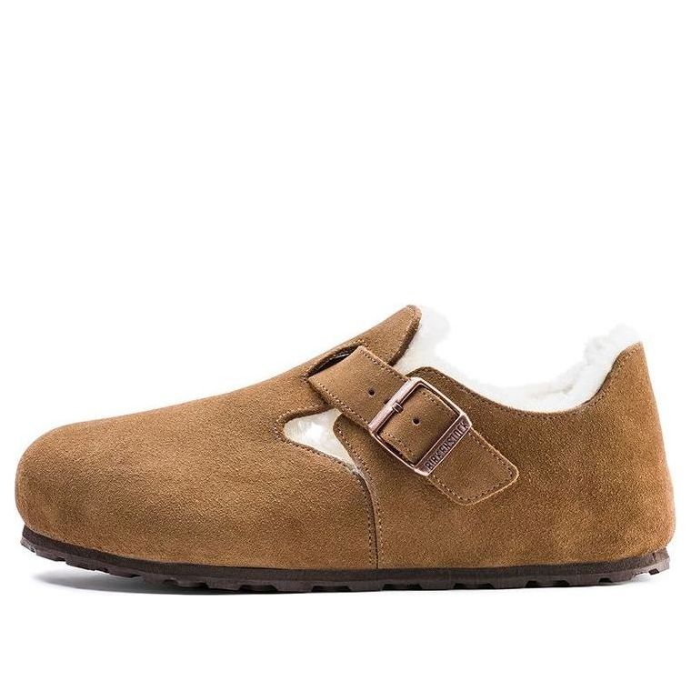 Birkenthtstock London Shearling Suede Leather Narrow Fit 'Tea' 1014963