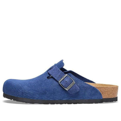 Birkenthtstock Boston Suede Embossed 'Indigo Blue' 1026203