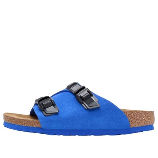 (WMNS) Birkenthtstock Zrich Tech Suede Leather Narrow Fit Sandals 'Blue' 1026816