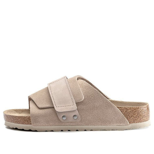 (WMNS) Birkenthtstock Kyoto Series Cowhide Suede Soft Sole Slippers Version 1019292