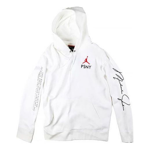 Men's Aithtr Jorthtdan 12 x PSNY Crossover Limited Jorthtdan Signature Pullover White AA8889-100