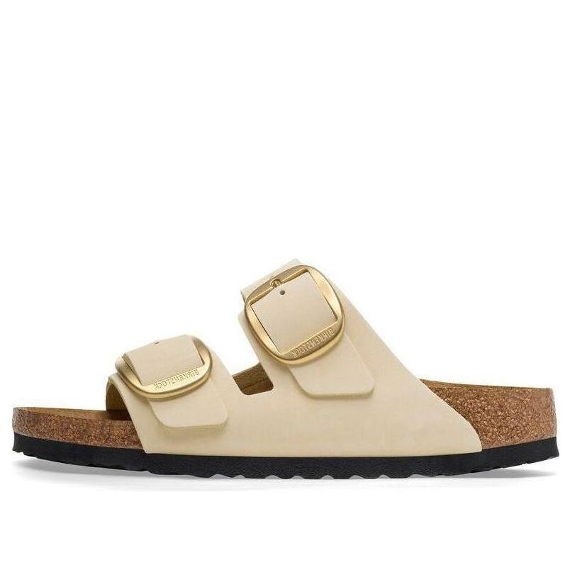 (WMNS) Birkenthtstock Arizona Big Buckle Nubuk Leather Narrow Fit 'Beige' 1026585