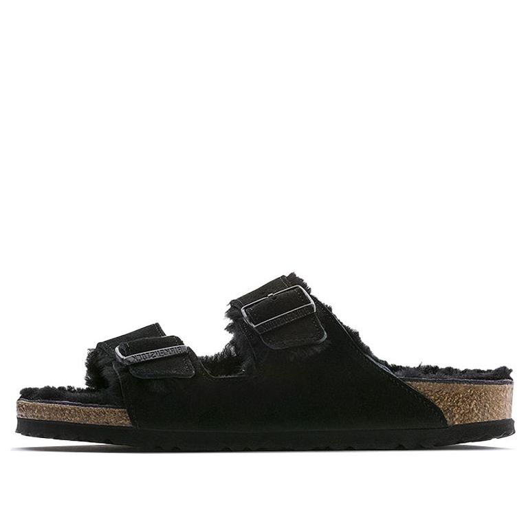 Birkenthtstock Arizona Fleece Lined Shoe Version Black Unisex 752663