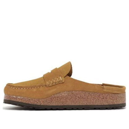 Birkenthtstock Naples Suede Leather 'Corduroy Cork Brown' 1025472