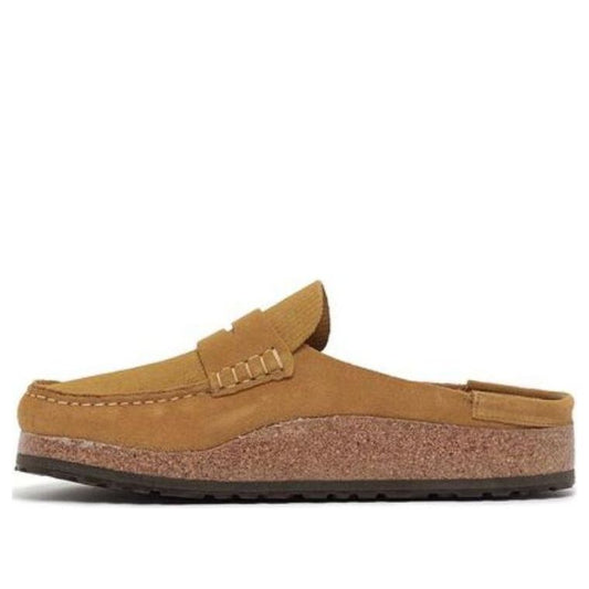 Birkenthtstock Naples Suede Leather 'Corduroy Cork Brown' 1025472