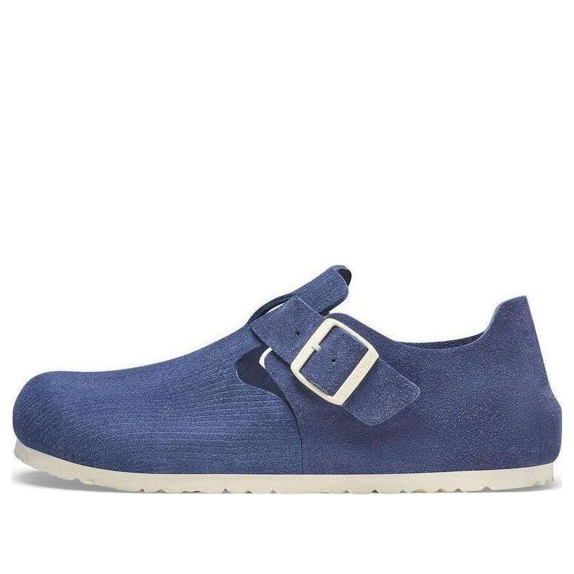 Birkenthtstock London Suede Leather ' Corduroy Indigo' 1025549