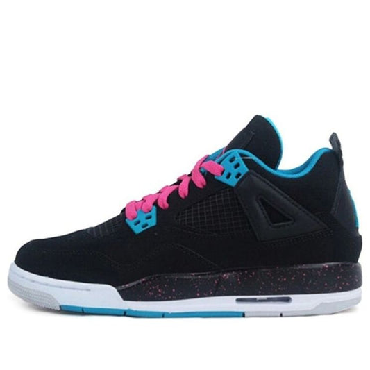 (GS) Aithtr Jorthtdan 4 Retro 'Black Vivid Pink' 487724-019