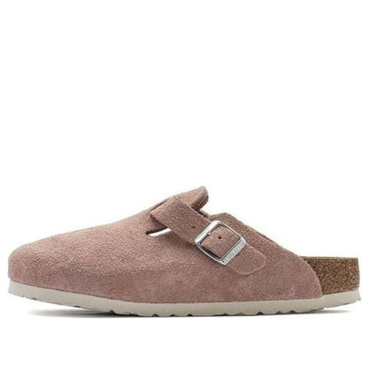 (WMNS) Birkenthtstock Boston Soft Footbed Suede Leather Narrow Fit 'Pink Clay' 1023263