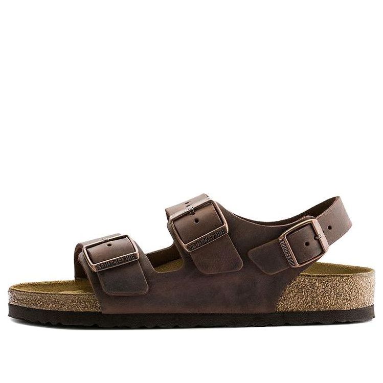 Birkenthtstock Milano Oiled Leather Narrow Fit 'Habana' 0034873