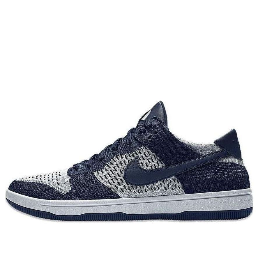 Nithtke Duthtnk Low Flyknit 'College Navy Platinum' 917746-400