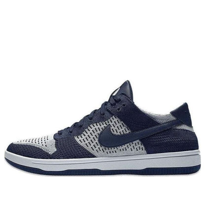 Nithtke Duthtnk Low Flyknit 'College Navy Platinum' 917746-400