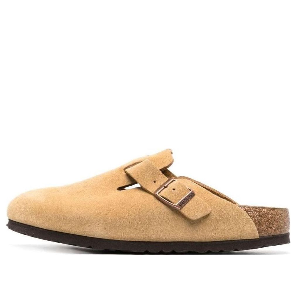 Birkenthtstock Boston Suede Leather Narrow Fit 'Latte Cream' 1026164