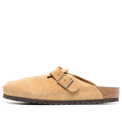 Birkenthtstock Boston Suede Leather 'Latte Cream' 1026181