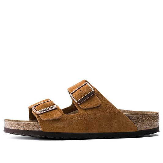 Birkenthtstock Arizona Series Cowhide Suede Light Brown Version Sandals 1009526