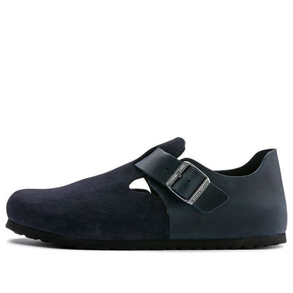 Birkenthtstock London Series Cowhide Suede Casual Shoe Blue Version 1013309