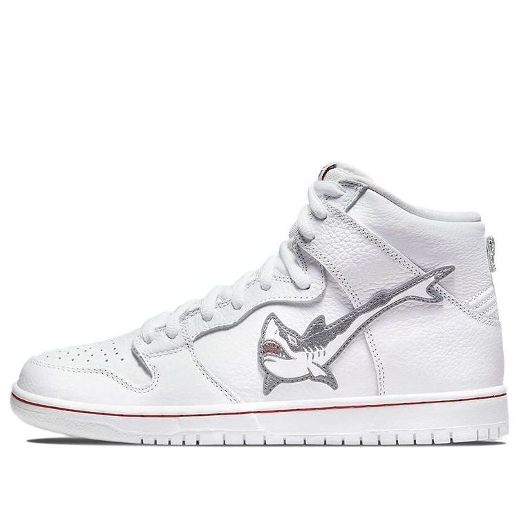 Nithtke Oski x SB Skateboard Duthtnk High Shark 'White Grey' CI2692-100