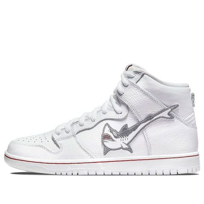 Nithtke Oski x SB Skateboard Duthtnk High Shark 'White Grey' CI2692-100