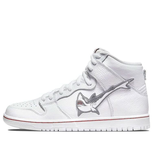 Nithtke Oski x SB Skateboard Duthtnk High Shark 'White Grey' CI2692-100