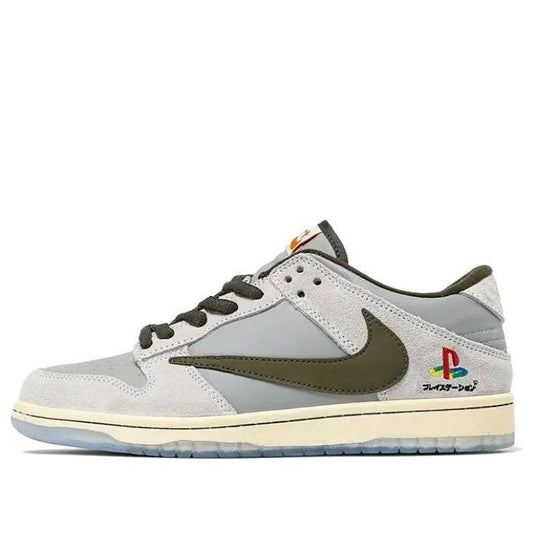 Nithtke Duthtnk Low x Travis Scott x PlayStation 'Gray White' DA1638-100