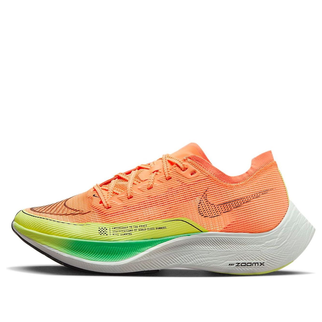 (WMNS) Nithtke Zoothtmx Vaporfly Next% 2 'Peach Cream Green Shock' CU4123-801