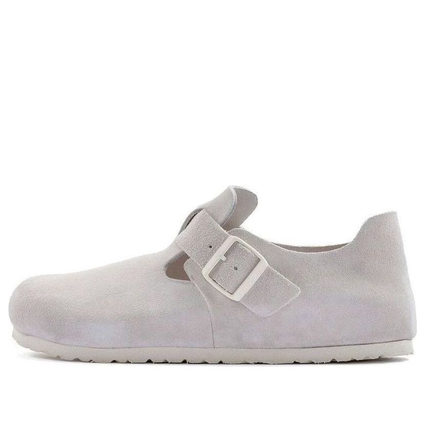 Birkenthtstock London Suede Leather 'Antique White' 1024573