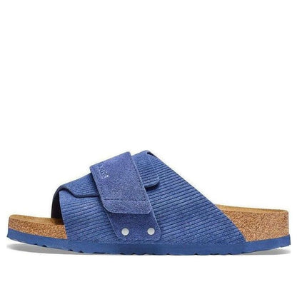 Birkenthtstock Kyoto Suede Embossed Narrow Fit 'Corduroy Indigo' 1025704