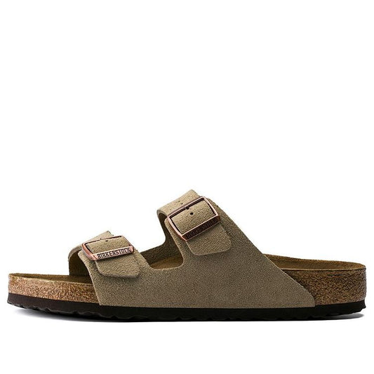 Birkenthtstock Arizona Soft Footbed Suede Leather 'Taupe' 951301