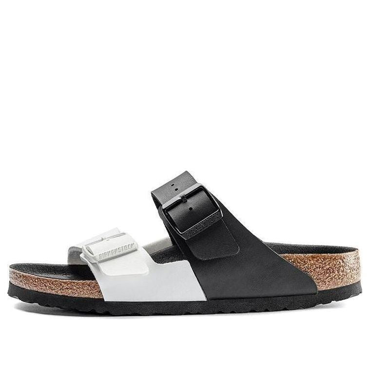 Birkenthtstock Arizona Series Fashion Black White Colorblock Version Sandals 1019703