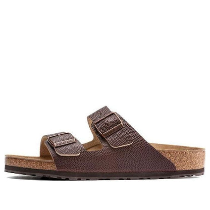 Birkenthtstock Arizona Natural Horween Sandals 'Brown' 1022353