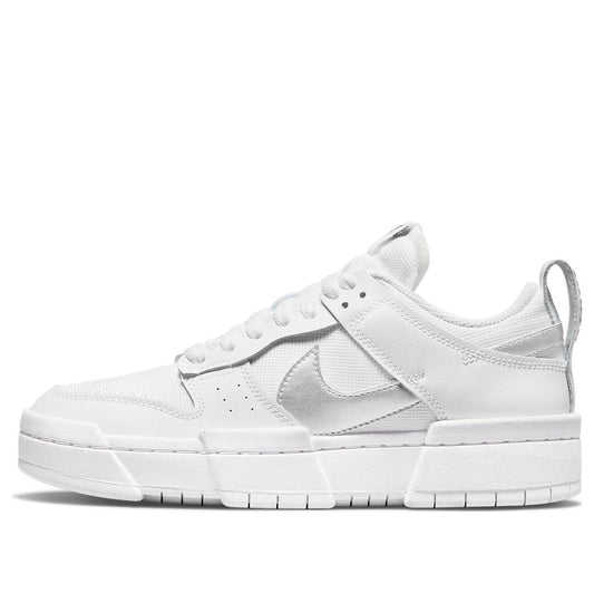 (WMNS) Nithtke Duthtnk Low Disrupt 'White Metallic Silver' DJ6226-100