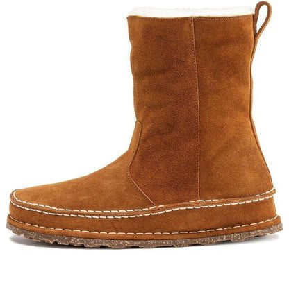 (WMNS) Birkenthtstock Lahti Suede Leather Narrow Fit 'Mink' 1023645