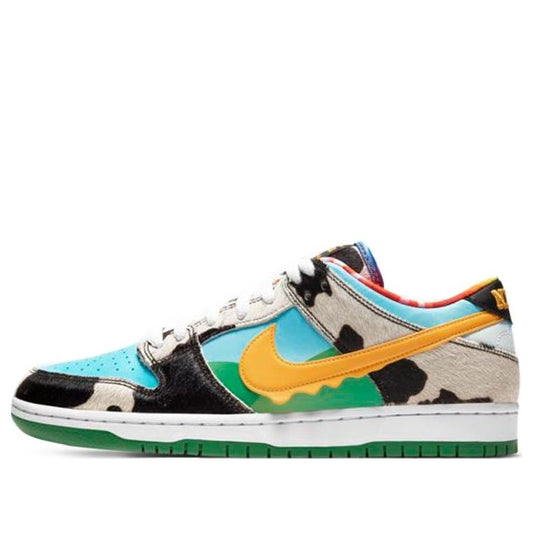 Nithtke SB Skateboard Duthtnk Low x Ben & Jerry's Chunky Duthtnky 'Blue Yellow' CU3244-100(S-BOX)